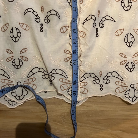 NWOT Cato Women's Multicolored Embroidered Blouse Size 22/24W - Picture 8 of 10